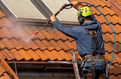 Démoussage et hydrofuge de toiture à Entrange